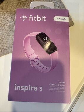 Fitbit Inspire 3 Health &-Fitness-Tracker — Lilac Bliss/Black (S & L Bands)